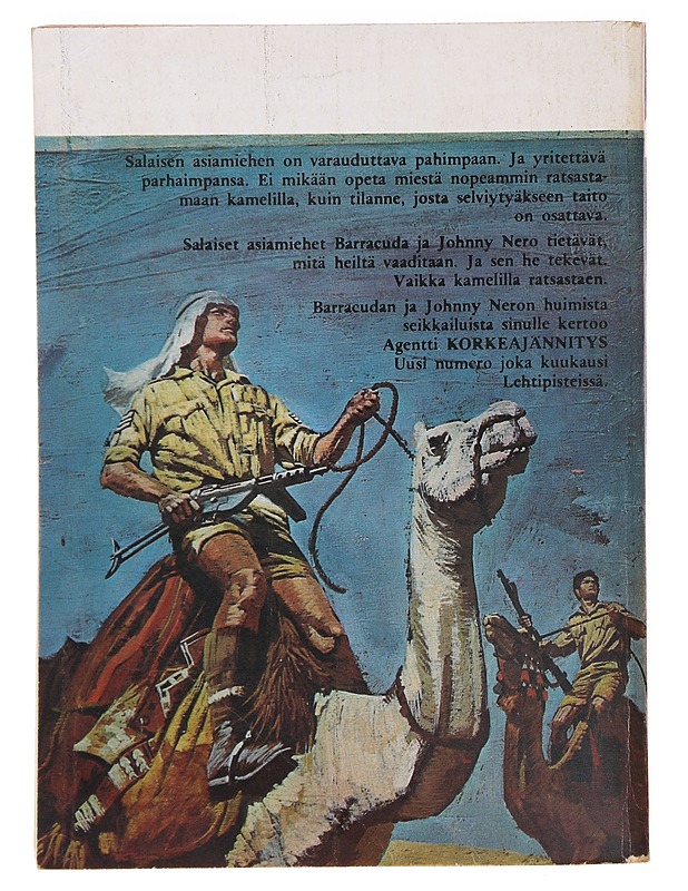 Agentti Korkeajännitys N:o 6 Kesäkuu 1975 : Sammakkomies katoaa - Sarjakuvat - 10105608356 - 1