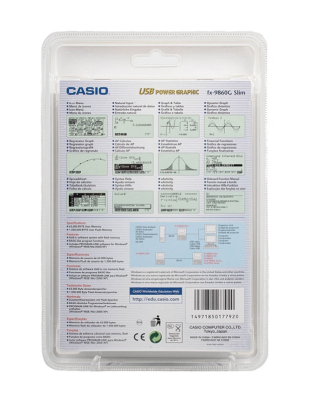 CASIO Fx-9860g slim graafinen laskin - Muu elektroniikka - 10105608449 - 1