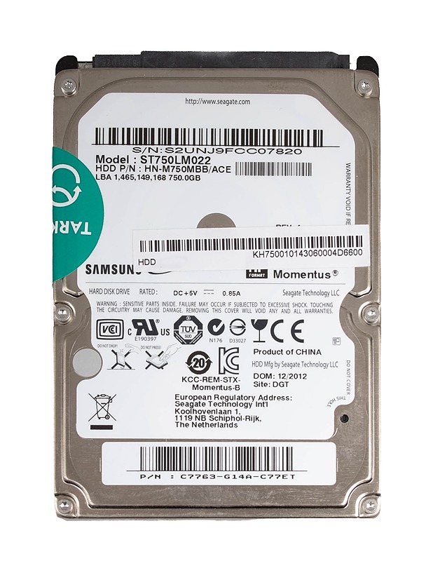 SEAGATE ST750LM022 kiintolevy - Tietokoneet - 10105608470 - 0