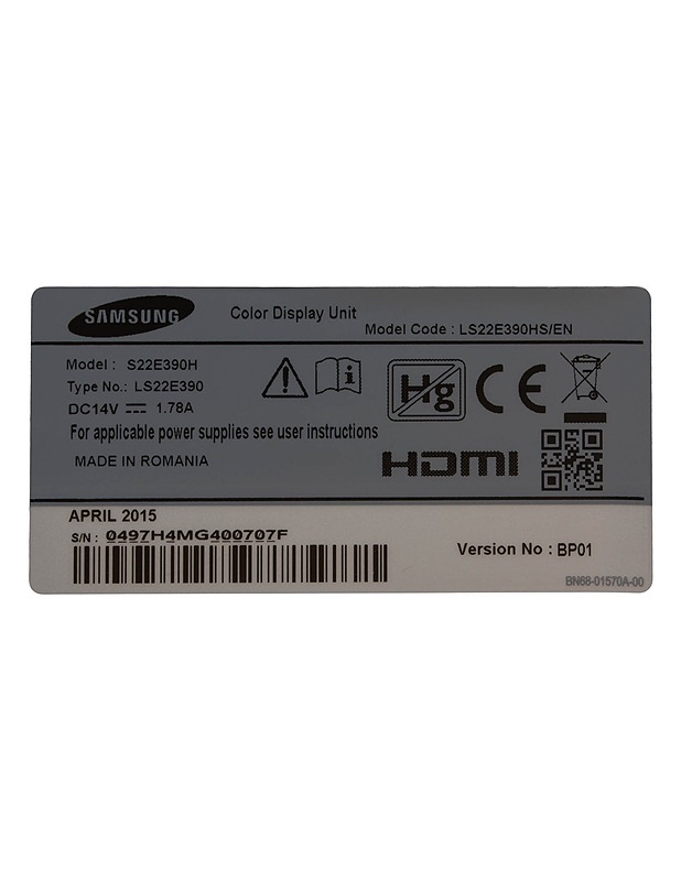 SAMSUNG S22E390H -näyttö  - Tietokoneet - 10105608478 - 3