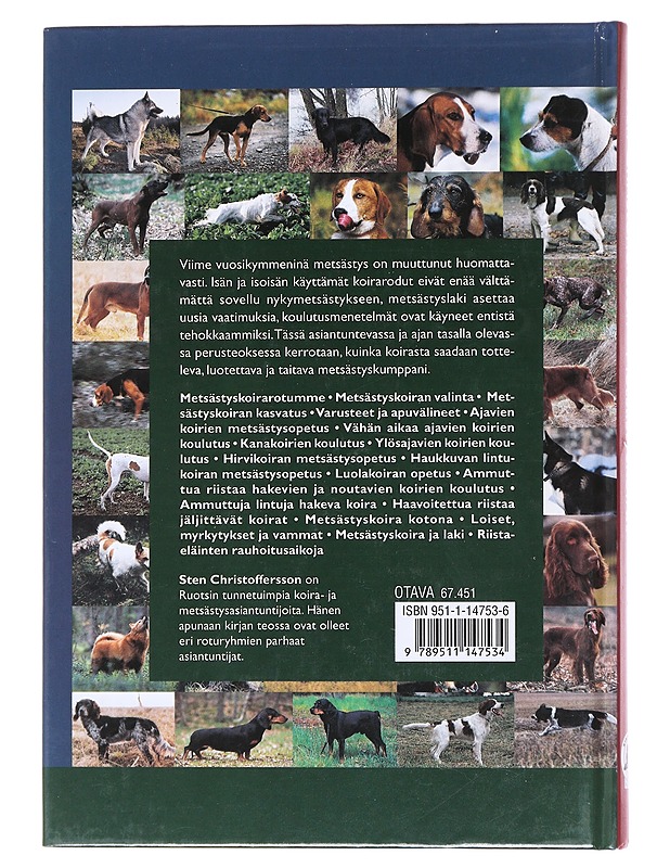 Metsästyskoirat- Sten Christoffersson - Lemmikki- ja luontokirjat - 10105608491 - 1