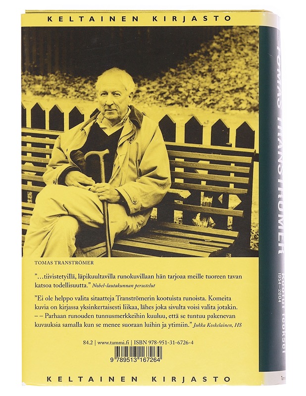 Kootut teokset 1954-2004 - Tranströmer, Tomas - Elämäkerrat ja muistelmat - 10105608701 - 1