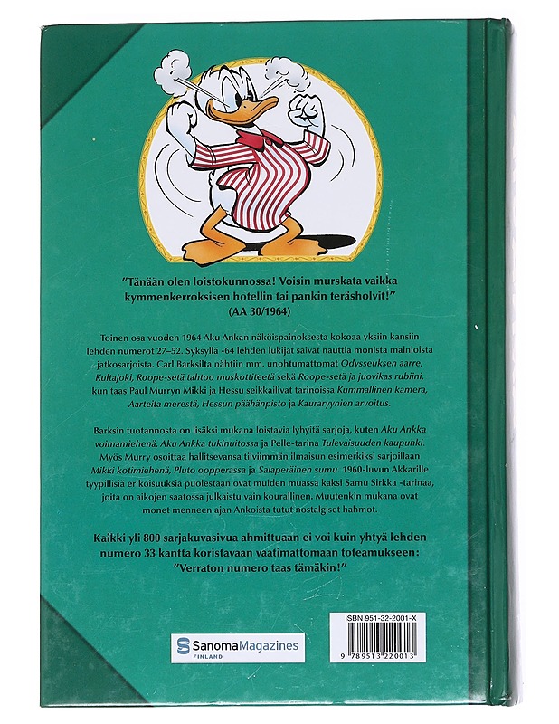 Aku Ankka / näköispainos vuosikerrasta 1964 II osa - Disney, Walt - Sarjakuvat - 10105608738 - 1