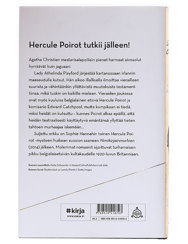 Suljettu arkku / uusi Hercule Poirot -mysteeri - Hannah, Sophie - Romaanit ja novellit - 10105608771 - 1