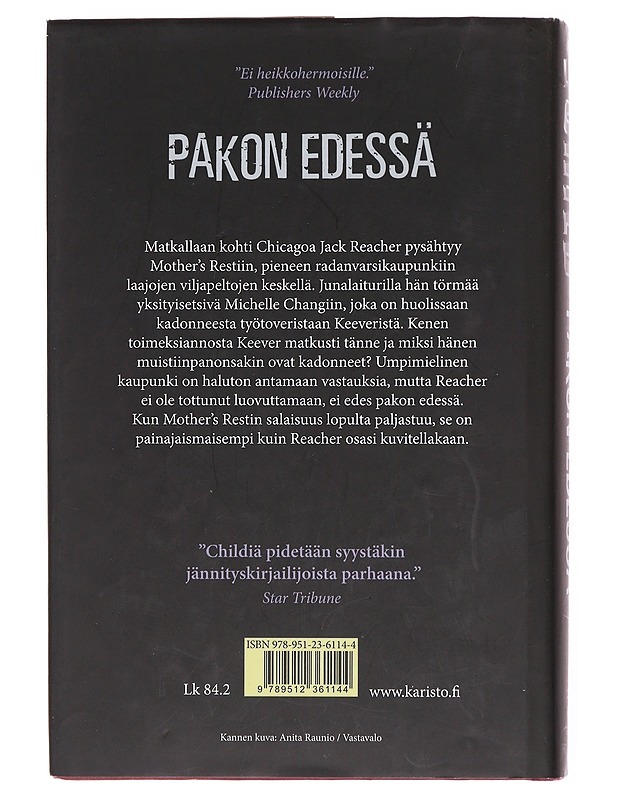 Pakon edessä - Child, Lee - Jännitys ja dekkarit - 10105608779 - 1