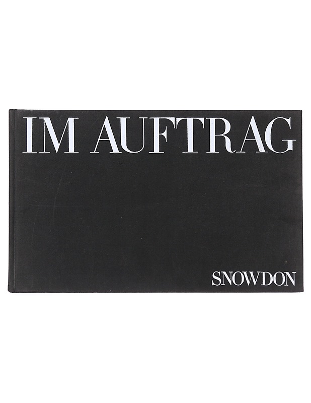 Im Auftrag - Snowdon - Taide- ja kulttuurikirjat - 10105608815 - 0