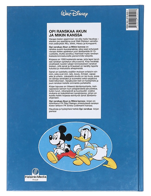 Opi ranskaa Akun ja Mikin kanssa - Disney, Walt - Tietokirjat ja oppaat - 10105608803 - 1