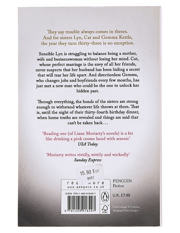 Three wishes - Liane Moriarty - Romaanit ja novellit - 10105608817 - 1