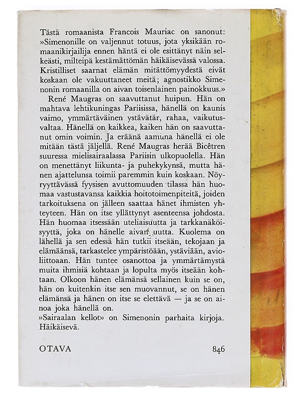 Sairaalan kellot - Georges Simenon - Romaanit ja novellit - 10105608840 - 1