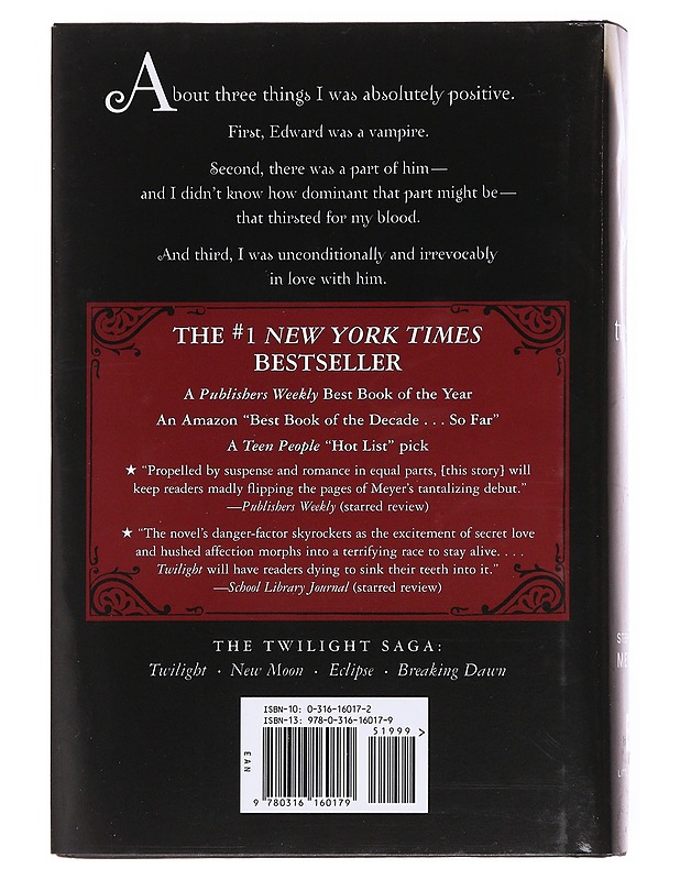 Houkuts / Twilight kirjasarja, osat 1 - 4  - Meyer, Stephenie - Romaanit ja novellit - 10105608854 - 1