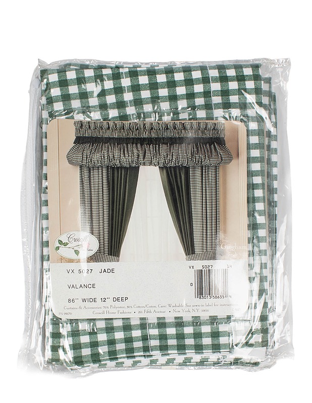 CROSCILL Gingham kapappa, 218x30 cm - Verhot ja kapat - 10105608868 - 0