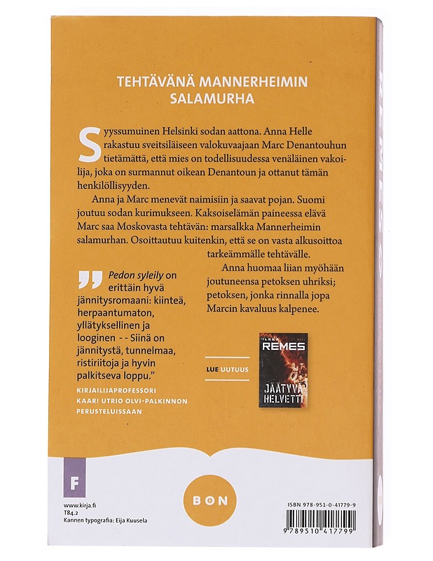 Pedon syleily - Ilkka Remes - Jännitys ja dekkarit - 10105608876 - 1