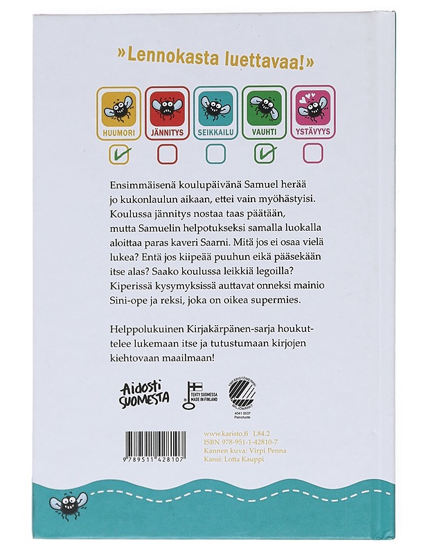 Rapiseva reppu - Kallioniemi, Tuula - Lastenkirjat - 10105608878 - 1