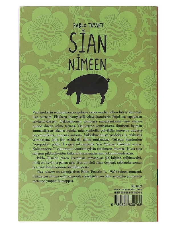 Sian nimeen - Tusset, Pablo - Jännitys ja dekkarit - 10105608881 - 1