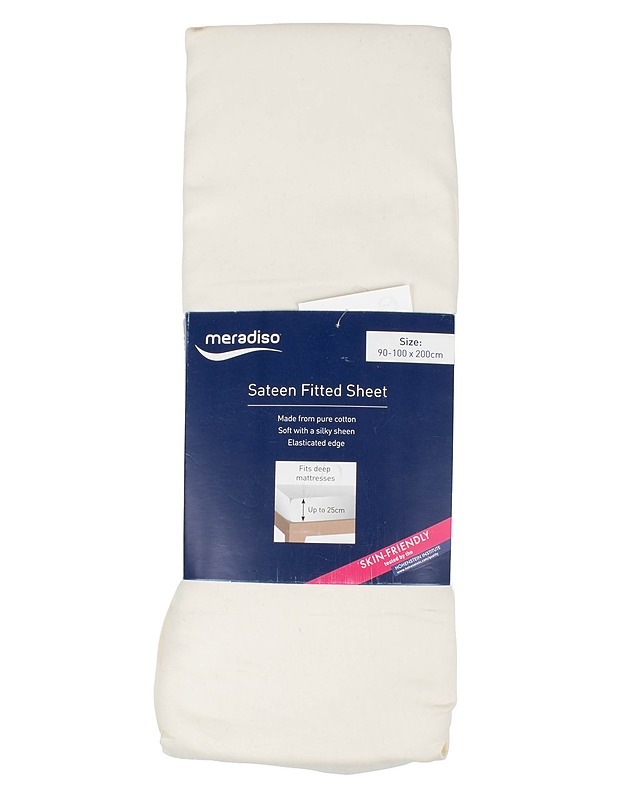 MERADISO Sateen aluslakana, 90/100x200 cm - Liinavaatteet - 10105608940 - 0