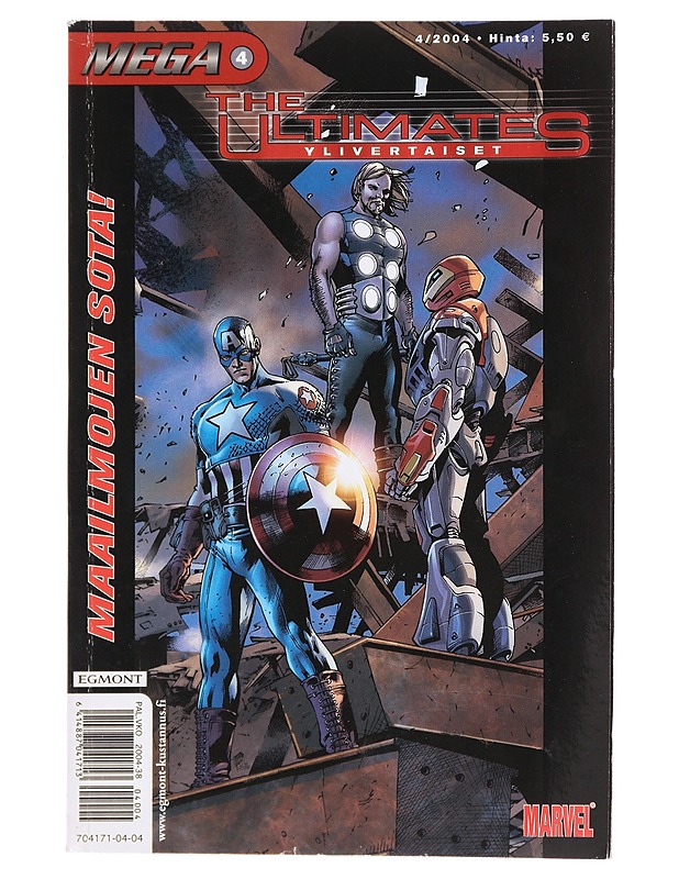 Mega 4; The Ultimates - Ylivertaiset No 4/2004 - Sarjakuvat - 10105608915 - 0