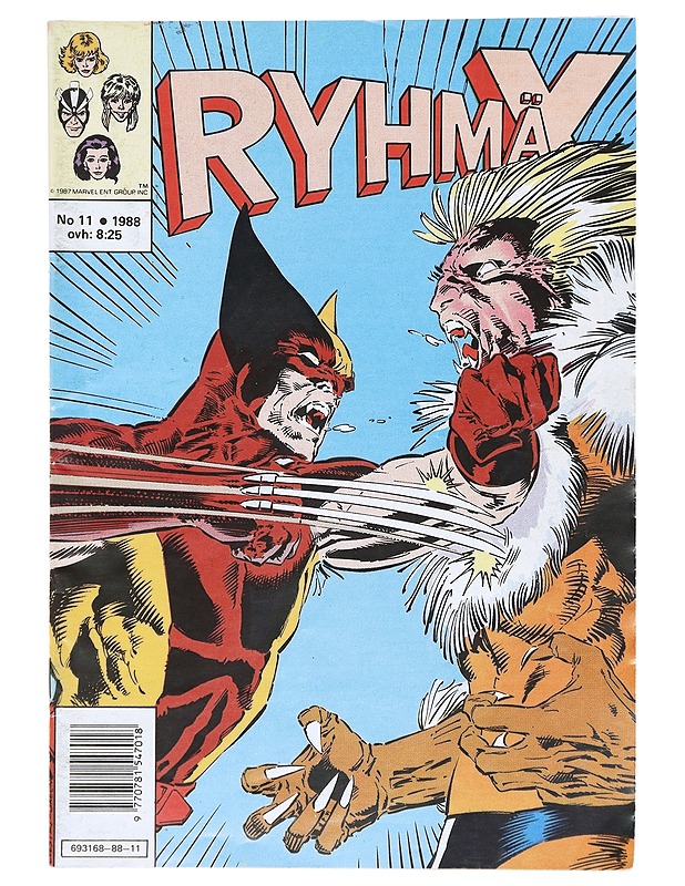 Ryhmä-X 11/88 - Sarjakuvat - 10105608930 - 0