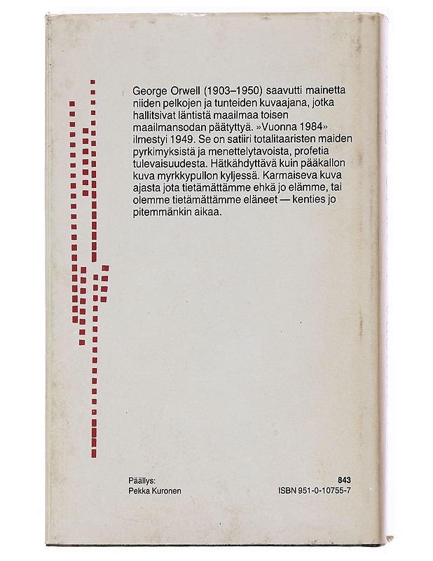 Vuonna 1984 - George Orwell - Romaanit ja novellit - 10105608990 - 1