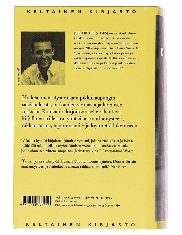 Totuus Harry Quebertin tapauksesta - Dicker, Joël - Romaanit ja novellit - 10105609046 - 1