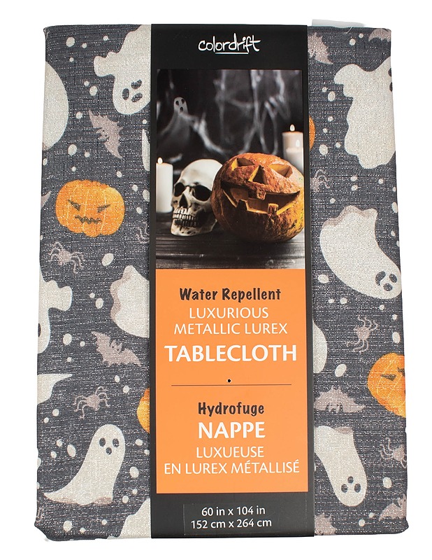 COLORDRIFT Halloween-teemainen pöytäliina, 152x264 cm cm - Pöytäliinat - 10105609073 - 0