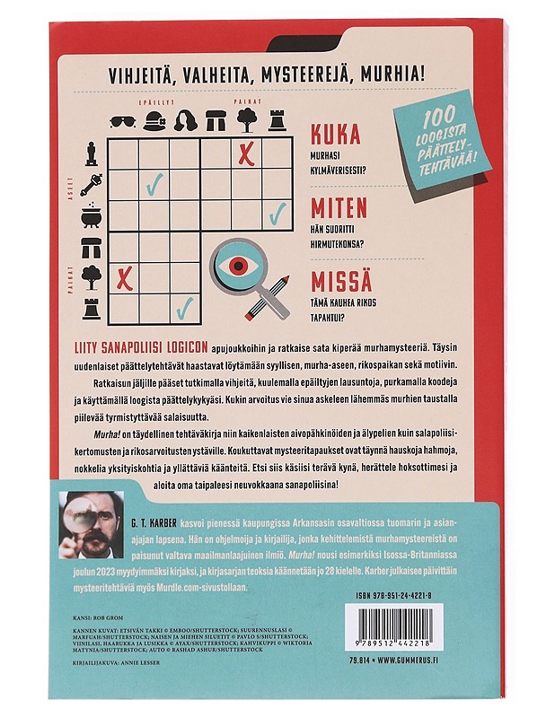 Murha! 100 mysteeriä nojatuolietsiville - Karber, G. T. - Tietokirjat ja oppaat - 10105609066 - 1