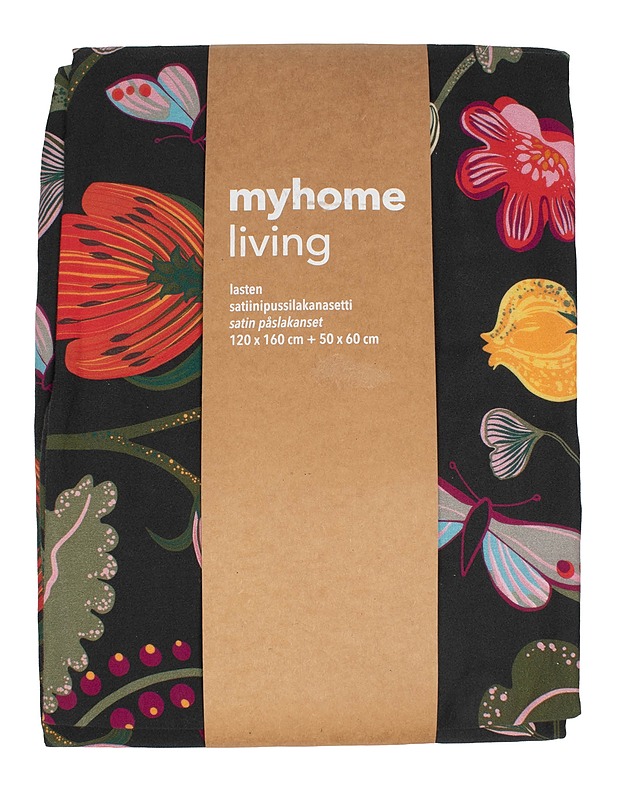 MYHOME LIVING lasten satiinipussilakanasetti, 2 osaa - Liinavaatteet - 10105609088 - 0