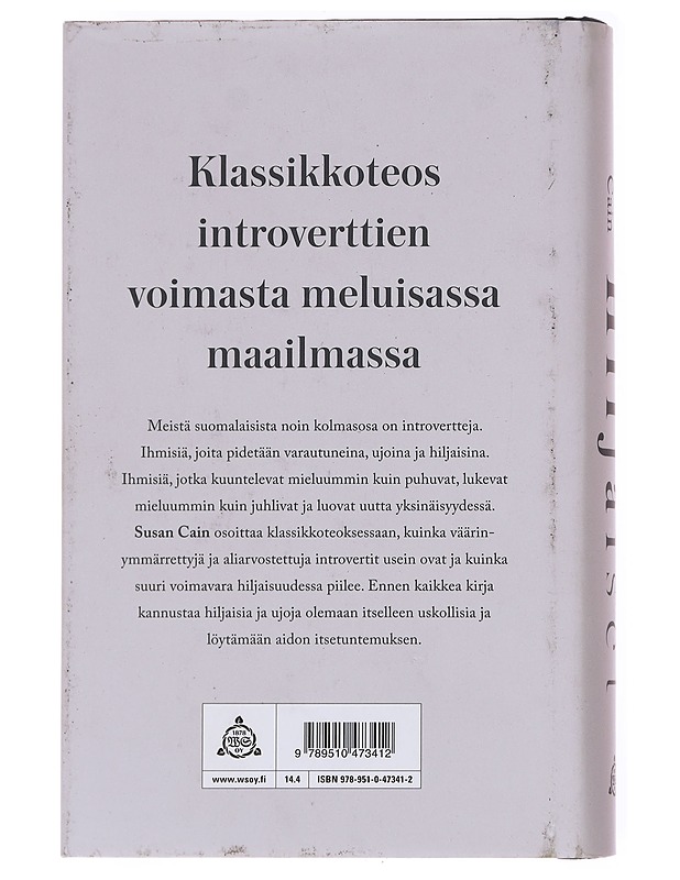 Hiljaiset : introverttien manifesti - Cain, Susan - Tietokirjat ja oppaat - 10105609082 - 1