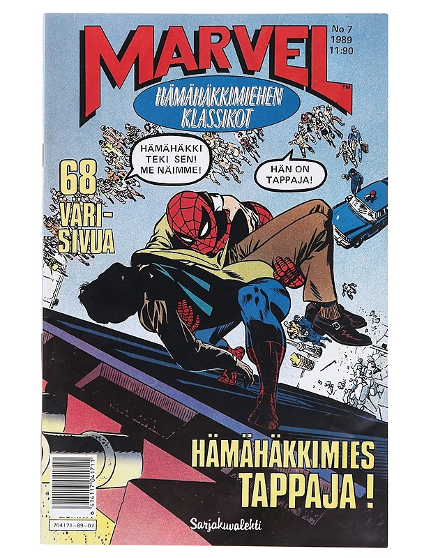 Marvel: Hämähäkkimiehen Klassikot 7/89 - Lehdet - 10105609087 - 0