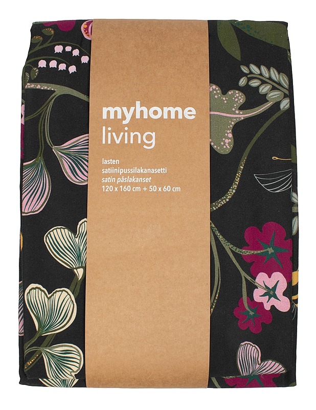 MYHOME LIVING lasten satiinipussilakanasetti, 2 osaa - Liinavaatteet - 10105609091 - 0