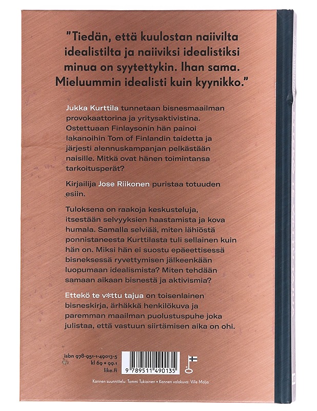 Ettekö te v*ttu tajua - Jukka Kurttila, - Elämäkerrat ja muistelmat - 10105609115 - 1