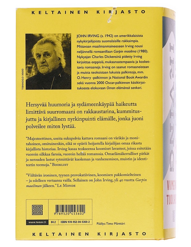 Viimeinen tuolihissi - John Irving - Romaanit ja novellit - 10105609163 - 1