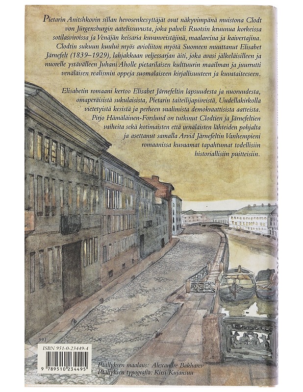 Elisabetin romaani / Järnefeltin perheen pietarilainen tausta - Hämäläinen, Pirjo - Elämäkerrat ja muistelmat - 10105609174 - 1