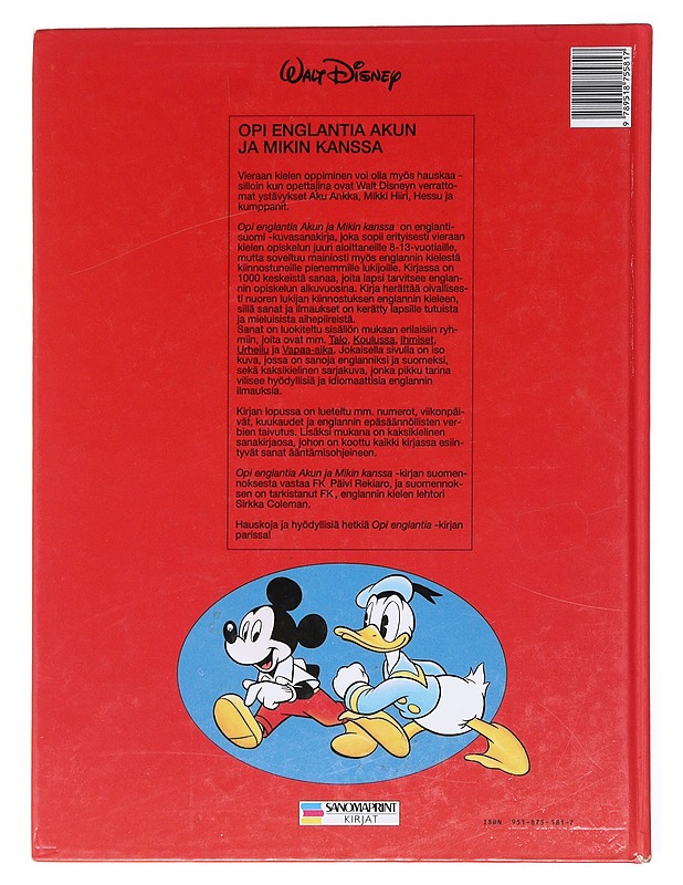 Opi englantia Akun ja Mikin kanssa - Disney, Walt - Tietokirjat ja oppaat - 10105609189 - 1