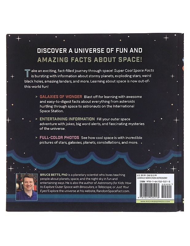 Super Cool Space Facts: A Fun, Fact-filled Space Book for Kids - Betts, Bruce - Lastenkirjat - 10105609199 - 1