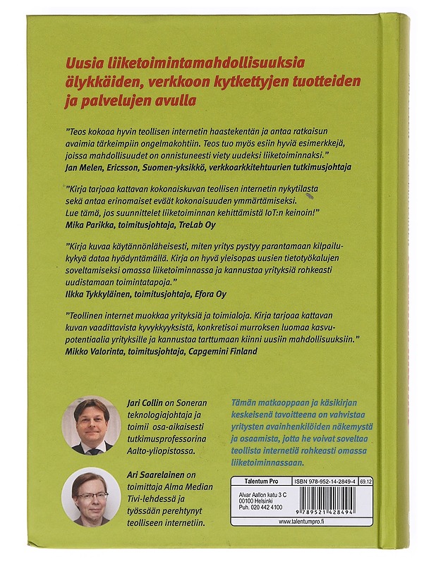 Teollinen internet - Jari Collin - Harrastekirjat - 10105609210 - 1