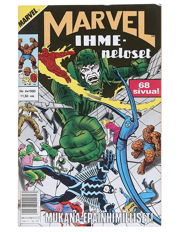 Marvel: Ihmeneloset 4/90 - Sarjakuvat - 10105609261 - 0