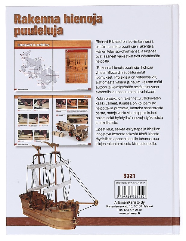 Rakenna hienoja puuleluja - Blizzard, Richard - Tietokirjat ja oppaat - 10105609281 - 1