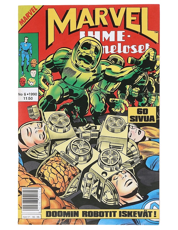 Marvel: Ihmeneloset 6/90 - Sarjakuvat - 10105609292 - 0