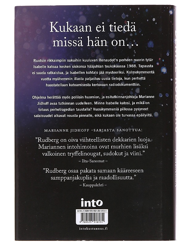 Kahdeksan askelta pimeässä - Rudberg, Denise - Romaanit ja novellit - 10105609307 - 1
