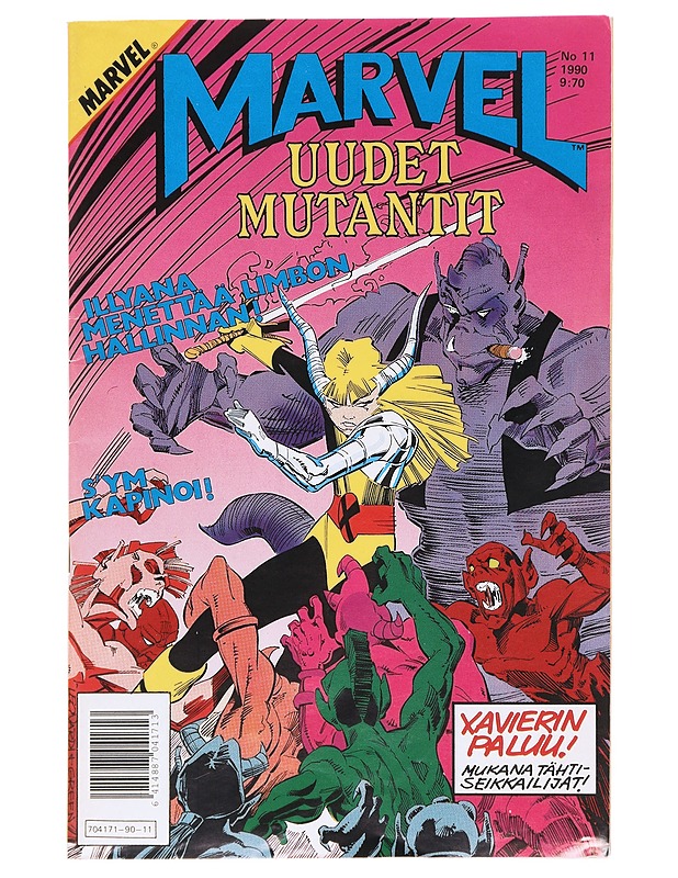 Marvel: uudet Mutantit 11/90 - Sarjakuvat - 10105609329 - 0