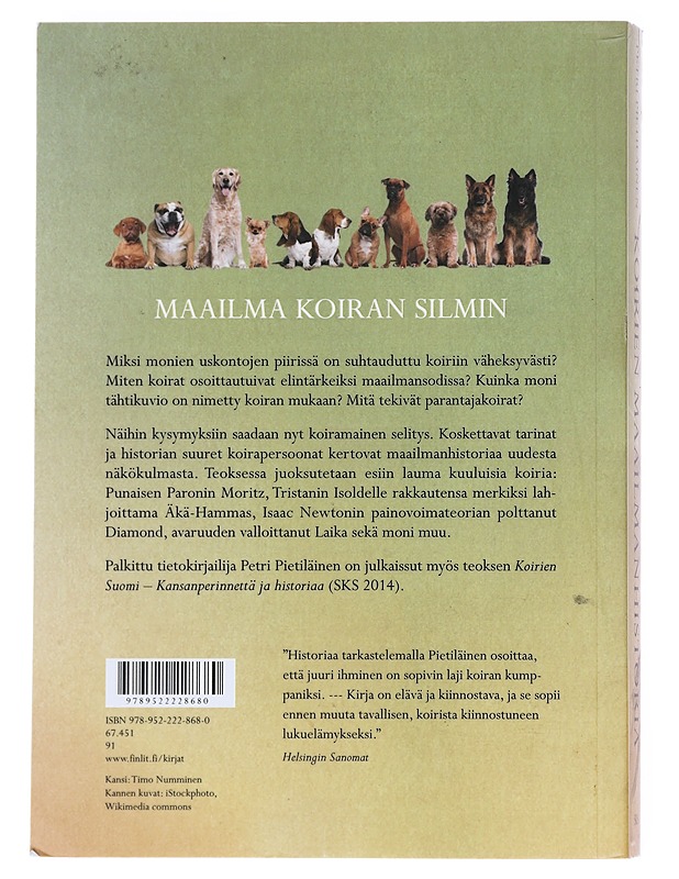 Koirien maailmanhistoria - Petri Pietiläinen - Historiakirjat - 10105609337 - 1