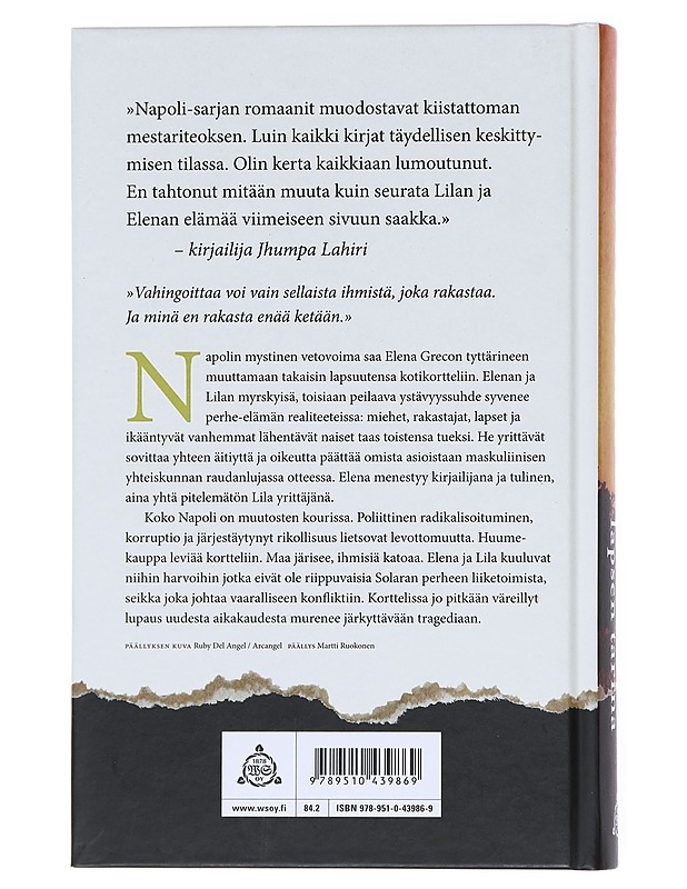 Kadonneen lapsen tarina : kypsyys - vanhuus - Ferrante, Elena - Romaanit ja novellit - 10105609349 - 1