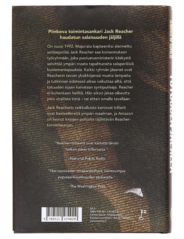 Totuuden jäljillä - Child, Lee - Romaanit ja novellit - 10105609354 - 1