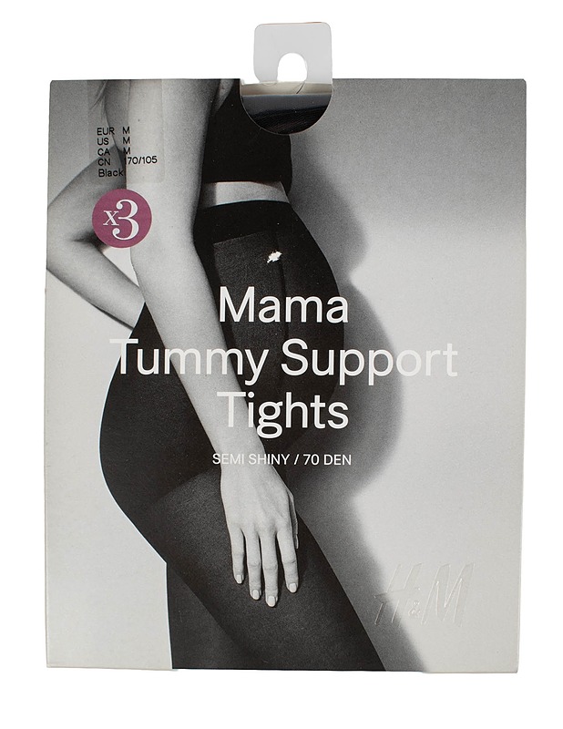 HM Mama Tummy Support Tights 70den sukkahousut, M - Asusteet - 10105609367 - 0