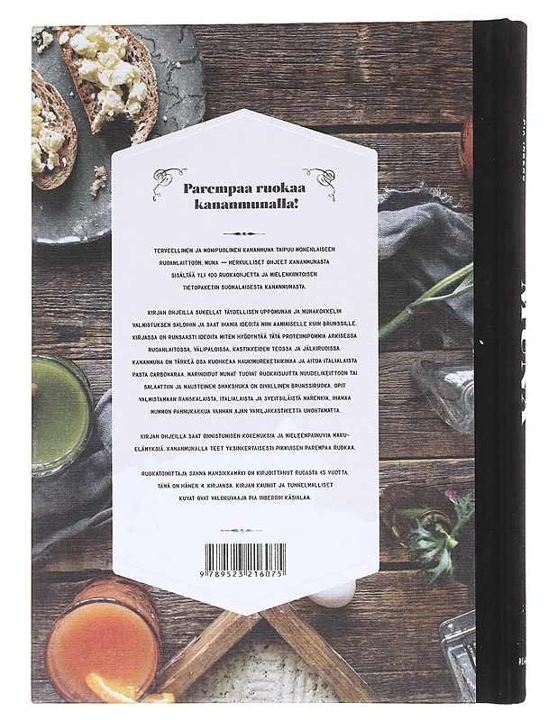 Muna / herkulliset ohjeet kananmunasta - Mansikkamäki, Sanna - Ruokakirjat - 10105609372 - 1