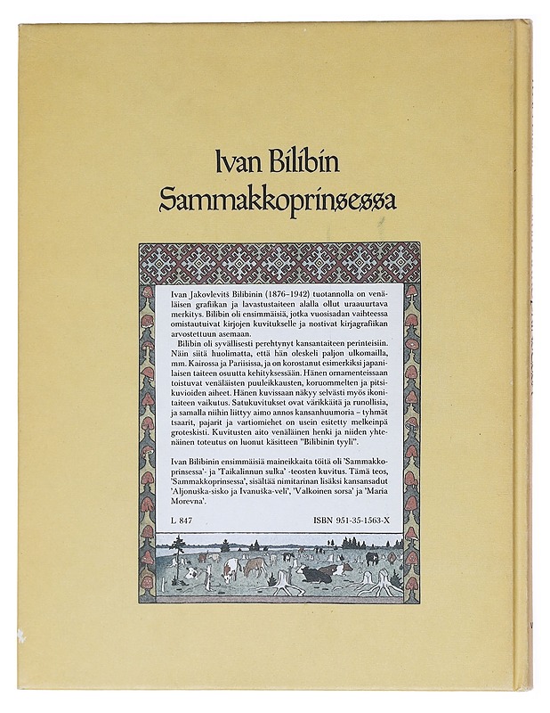 Sammakkoprinsessa : venäläisiä kansansatuja - Ivan Bilibin - Lastenkirjat - 10105609419 - 1