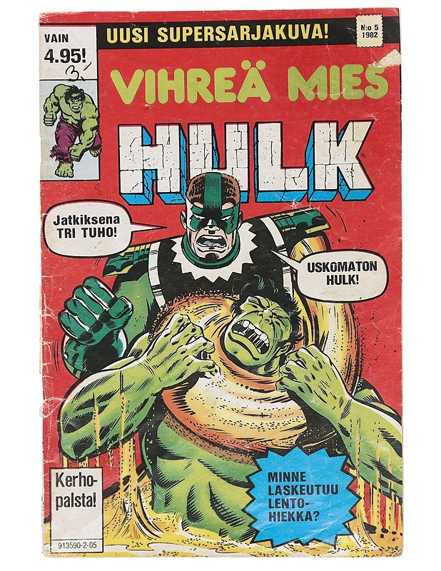 Vihreä Mies Hulk 5/82 - Sarjakuvat - 10105609426 - 0