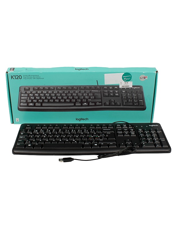 LOGITECH K120 Plug-and-Play USB-näppäimistö - Tietokoneet - 10105609432 - 0