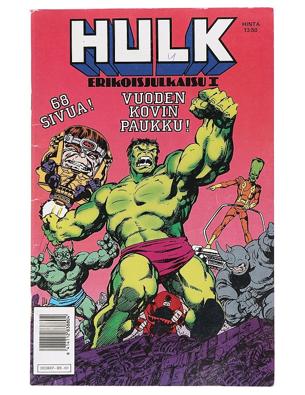 Hulk Erikoisjulkaisu 1/89 - Sarjakuvat - 10105609465 - 0