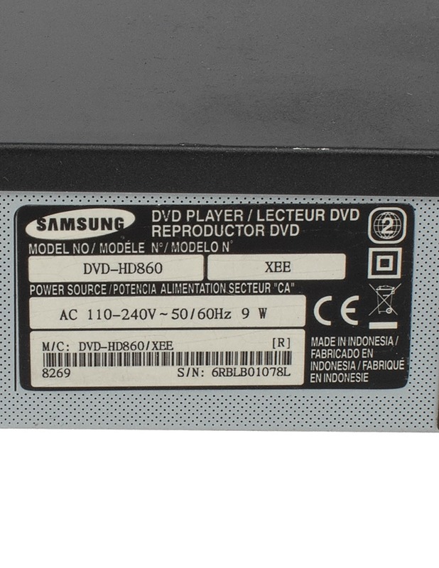 SAMSUNG DVD-HD860 DVD-soitin - Viihde-elektroniikka - 10105609462 - 3